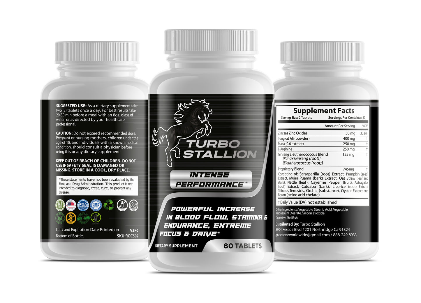 Unleash Your Full Potential with TURBO STALLION - Men's Energy Supplement